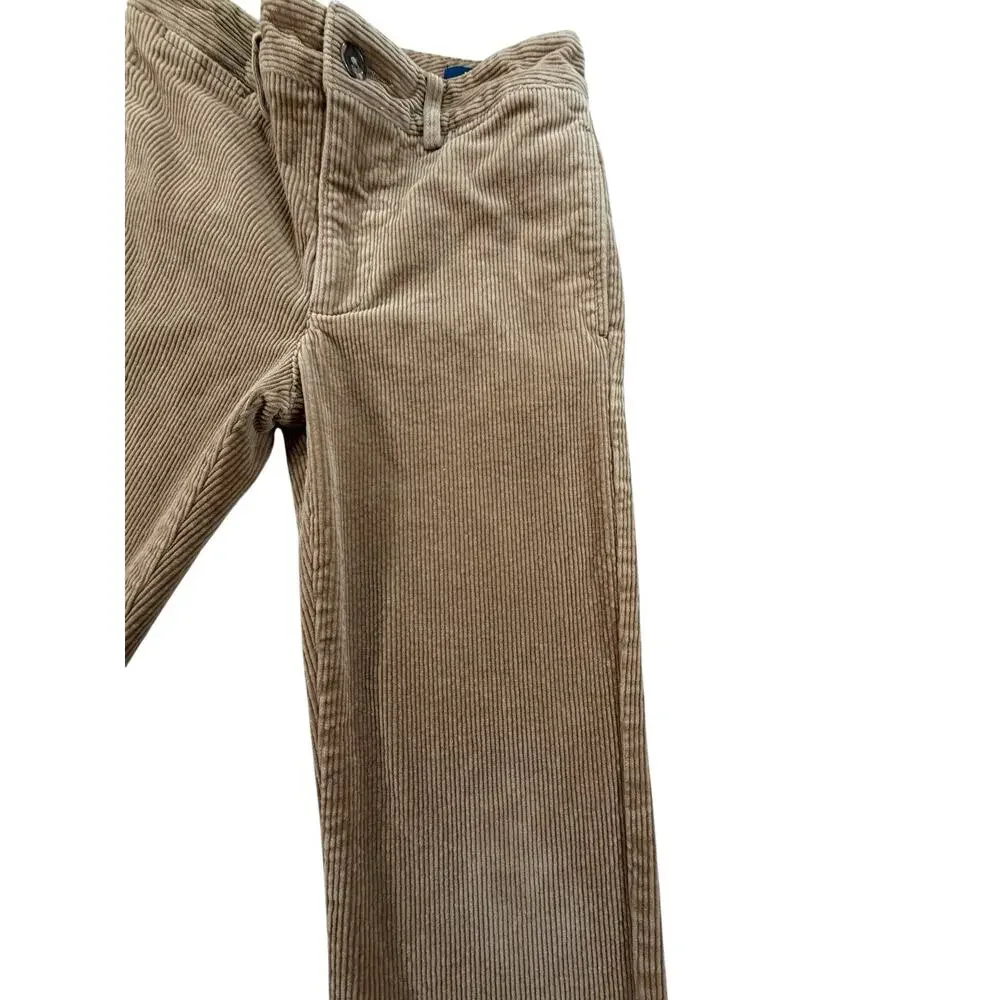 Polo Ralph Lauren Girls Corduroy Pants Tan Beige Size 8 Straight Leg